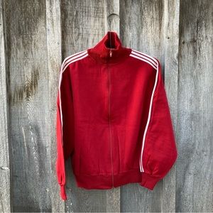 -VINTAGE ADIDAS TRACK TOP ZIP UP-